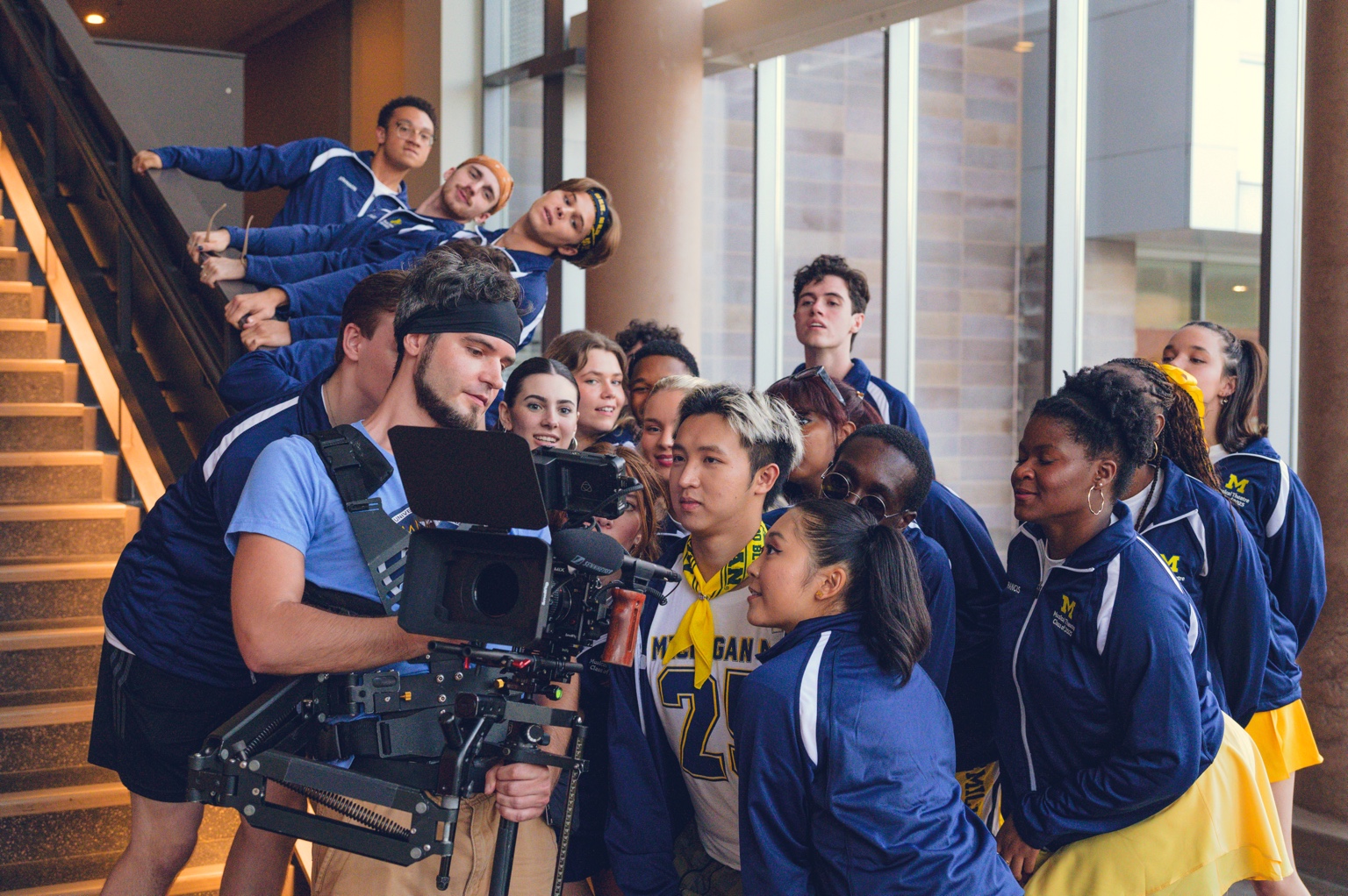 Senior Entrance production behind the scenes