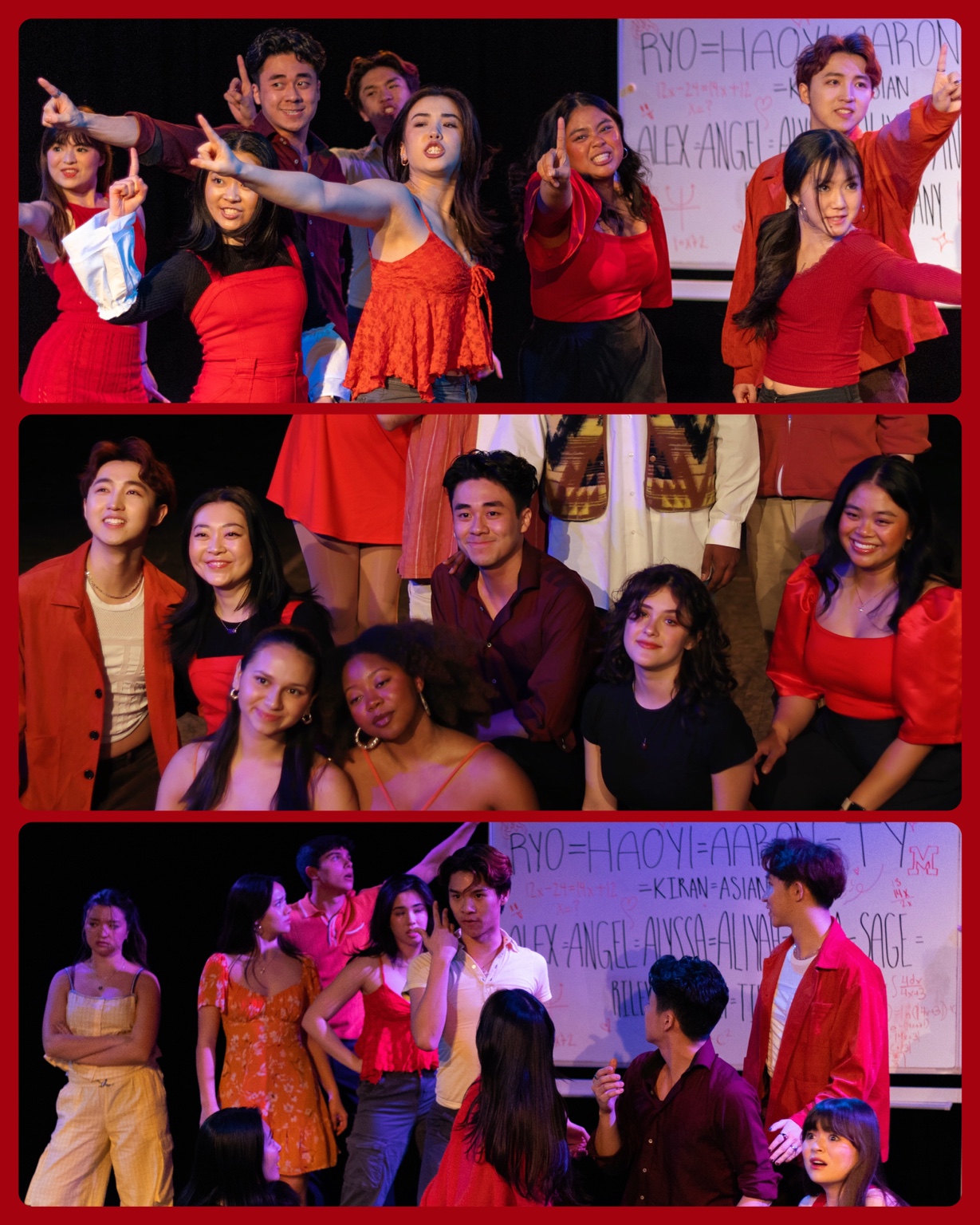Color Cabaret performance collage